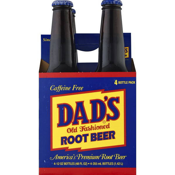 Dad's Root Beer Old Fashioned Root Beer, Caffeine Free