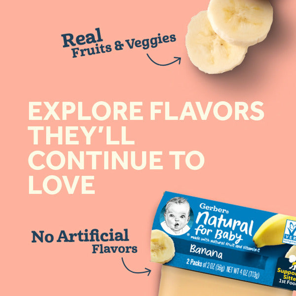 Gerber Natural for Baby Grain & Grow Apple Mango Oatmeal Cereal