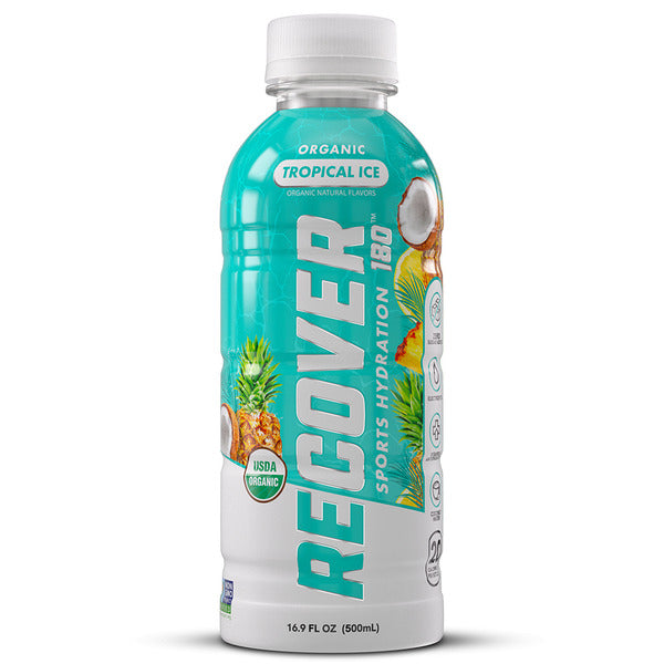 RECOVER 180° Hydration Drink, Organic, Tropical Ice