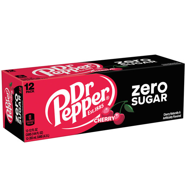 Dr Pepper Zero Sugar Cherry Soda