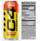 C4 Energy Performance Energy Drink, Carbonated, Orange Slice