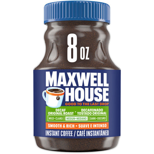 Maxwell House The Original Roast Decaffeinated Instant Coffee
