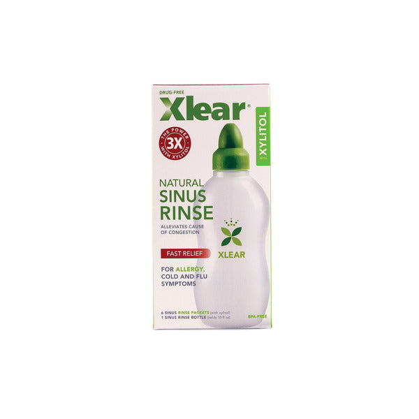 Xlear Sinus Rinse Natural, Fast Relief with Moisturizing Xylitol