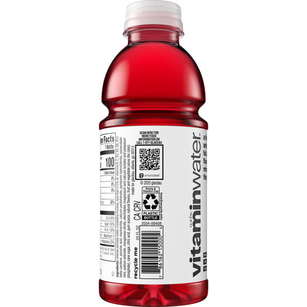 Vitaminwater XXX Acai-Blueberry-Pomegranate Flavored Water Beverage Bottle