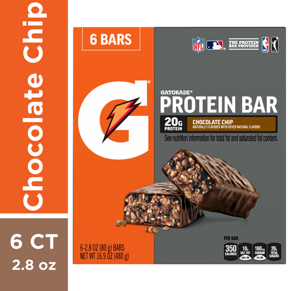 Gatorade Chocolate Chip Protein Bars
