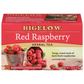 Bigelow Red Raspberry, Caffeine Free Herbal Tea, 20 individually wrapped tea bags