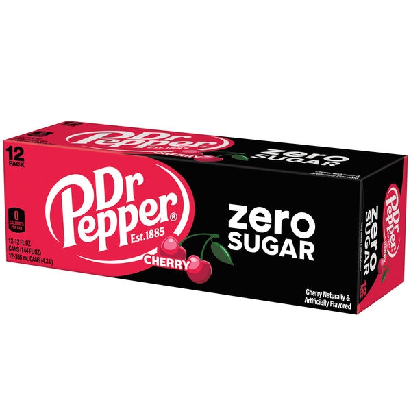 Dr Pepper Zero Sugar Cherry Soda