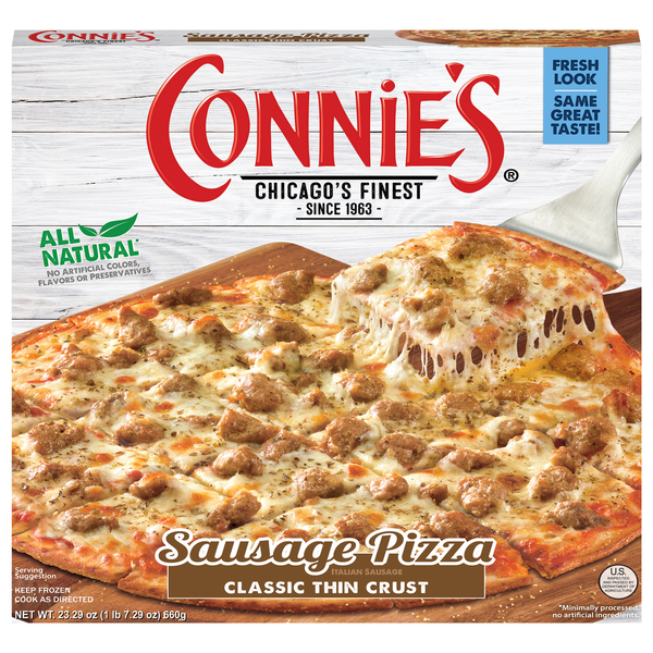 Connie's Pizza Pizza, Sausage, Classic Thin Crust