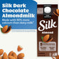Silk Almond Milk, Dark Chocolate, Dairy Free, Gluten Free, Seriously Creamy Vegan Plant Based Milk with 5 Essential Nutrients, 64 fl oz Half Gallon
