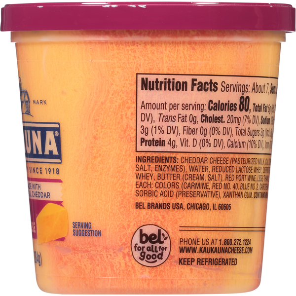 Kaukauna Spreadable Cheese, Port Wine