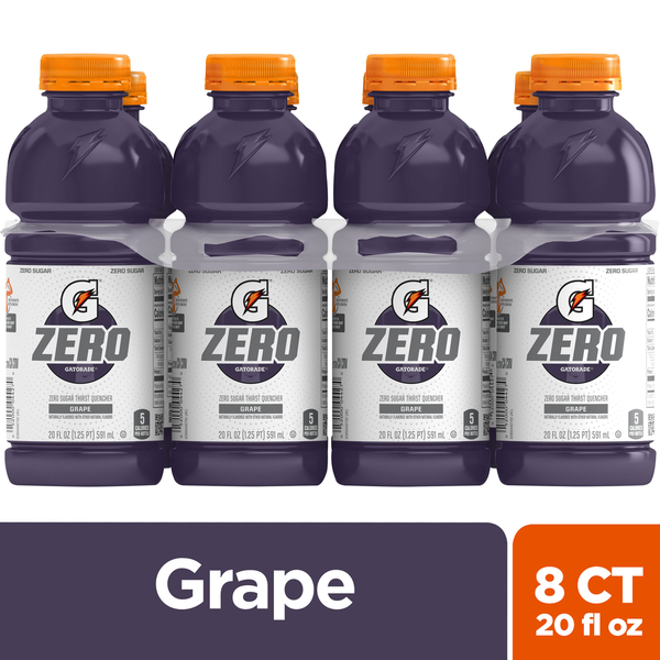Gatorade Zero, Grape - Pack