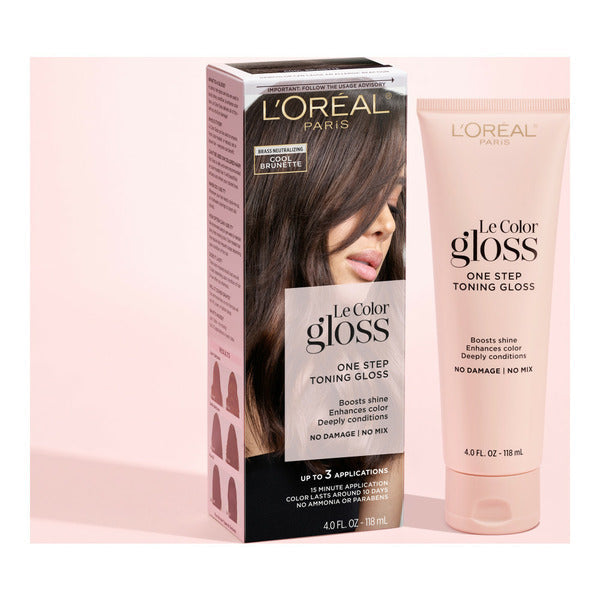 L'Oreal One Step In-Shower Toning Gloss, Cool Brunette
