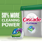 Cascade Platinum Dishwasher Pods, Lemon