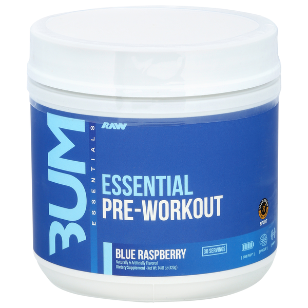 RAW Essential Blue Raspberry Pre-Workout