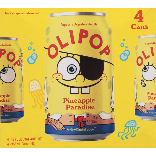 OLIPOP Pineapple Paradise Soda