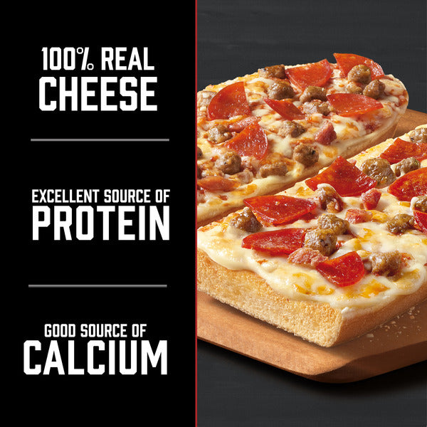 Red Baron French Bread Singles 3 Meat Pizzas