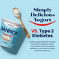 Dannon Plain Nonfat Yogurt, Excellent Source of Calcium and Good Source of Protein with the Rich and Creamy Taste of Plain Flavored Yogurt, 32 OZ Quart