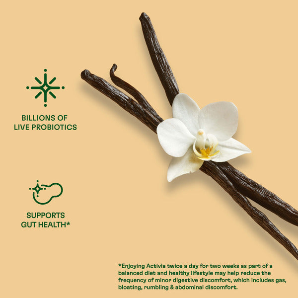 Activia ZERO 0g Added Sugar Vanilla Probiotic Yogurt, Delicious Nonfat Yogurt Cups to Help Support Gut Health, 4 oz, 4 Count
