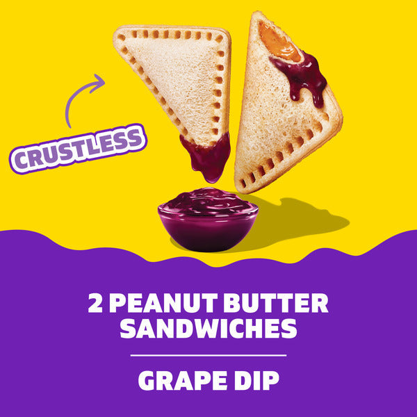 Lunchables PB&J Peanut Butter Sandwich & Grape Dip Snack Kit