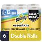 Bounty Essential Select-A-Size Paper Towels, 6 Count