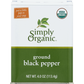 Simply Organic Black Pepper, Ground