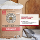 King Arthur Baking Company 100% Organic Whole Wheat Flour, 100% Whole Grain, Non-GMO Project