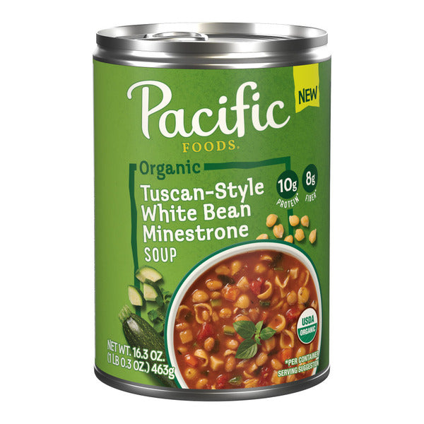 Pacific Foods Organic Tuscan-Style White Bean Minestrone Soup