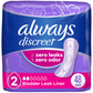 Always Discreet Discreet Incontinence Panty Liners, 2, Very Light