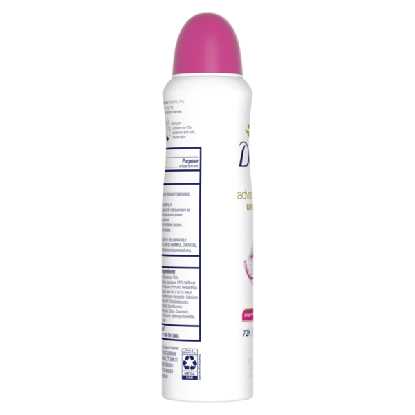 Dove Antiperspirant Deodorant Dry Spray Dragon Fruit & Coconut Cream