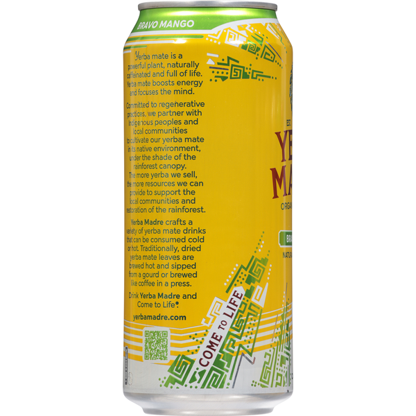 Yerba Madre Organic Bravo Mango Yerba Mate