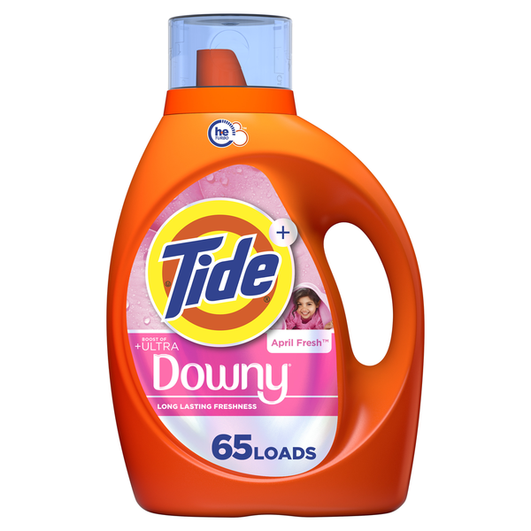 Tide Plus Boost of Ultra Downy Liquid Laundry Detergent, April Fresh Scent