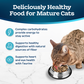 Blue Buffalo Tastefuls Natural Dry Food for Adult Cats 7+, Chicken & Brown Rice