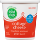 Food Club Cottage Cheese, Small Curd, 4% Milkfat Minimum