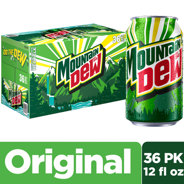Mountain Dew Original Soda Pop