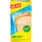 Glad Zipper Food Storage Sandwich Bags