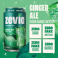 Zevia Soda, Zero Sugar, Ginger Ale, 6 Cans