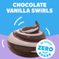 Jell-O Chocolate Vanilla Swirls Sugar Free Refrigerated Pudding Cup Snacks Value Pack