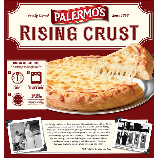 Palermo's Primo Thin Pizza, Supreme, Rising Crust