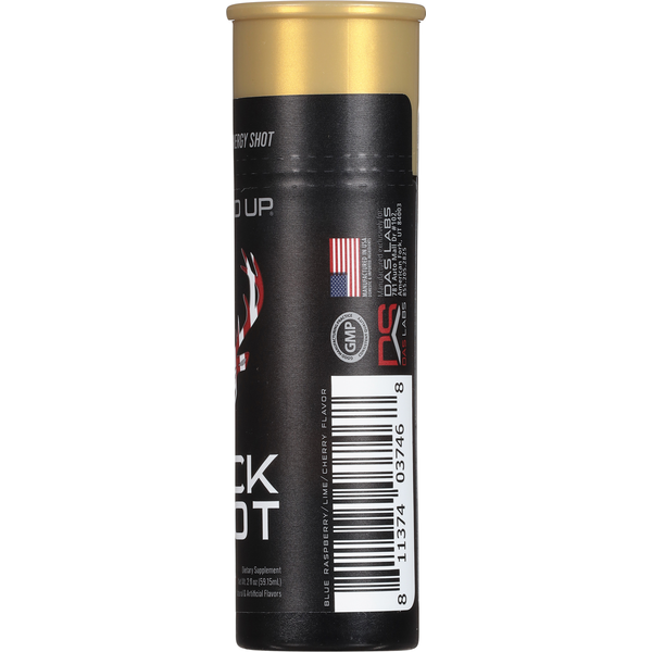 Bucked Up Energy Drink, Blue Raspberry/Lime/Cherry Flavor, Rocket Pop