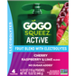 GoGo Squeez Active Electrolyte No Sugar Added Cherry Raspberry Lime Fruit Blend