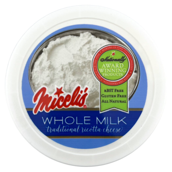 Miceli's Ricotta Cheese, Traditional, Cup