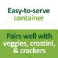 Marzetti Garlic, Herb & Cheese Veggie Dip, 12 fl. oz. Tub