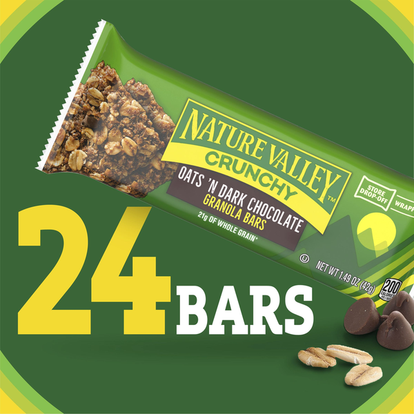 Nature Valley Oats 'n Dark Chocolate Crunchy Granola Bars