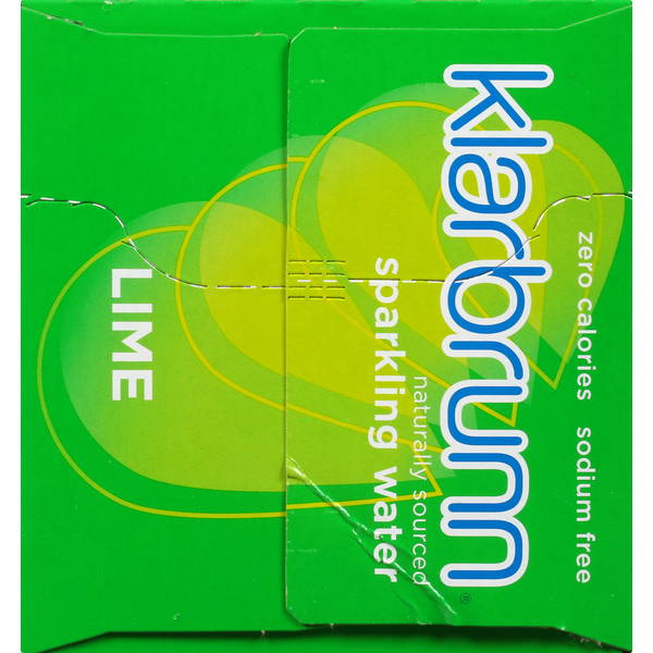 Klarbrunn Lime Naturally Sourced Sparkling Water