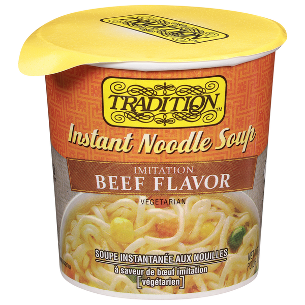Tradition Instant Noodle Soup Imitation Beef Flavor