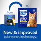 Fresh Step Heavy Duty Odor Block Multi Cat Clumping Litter with Febreze Freshness