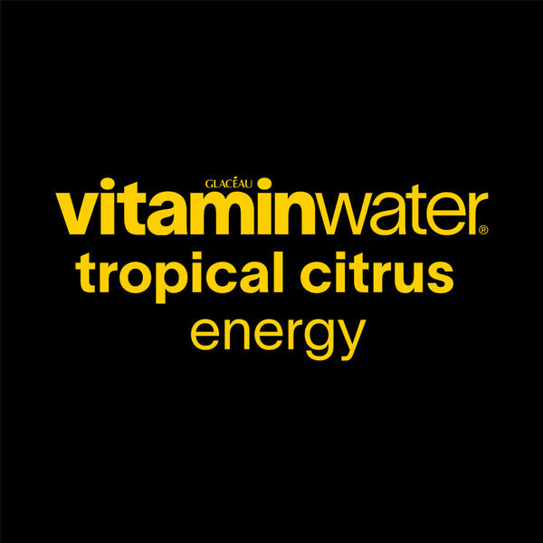 Vitaminwater Energy Tropical Citrus Flavored Water Beverage Bottle