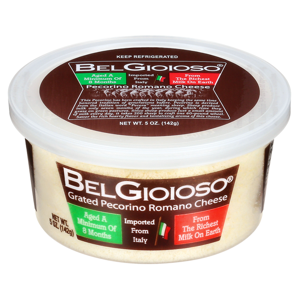 BelGioioso Grated Cheese, Pecorino Romano
