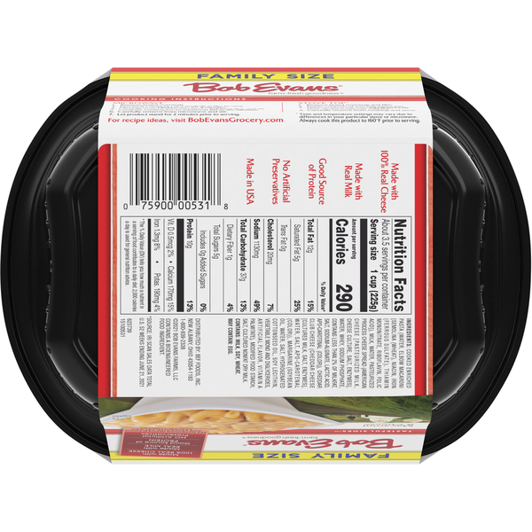 Bob Evans Farms Macaroni & Cheese, Family Size