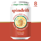 Spindrift Real Squeezed Fruit Unsweetened Non-Alcoholic Ginger Lime Mule Sparkling Water